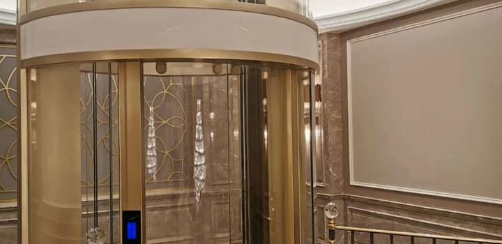 Jual Lift Panoramic – Circular Glass Elevator merk FUJI HITECH.